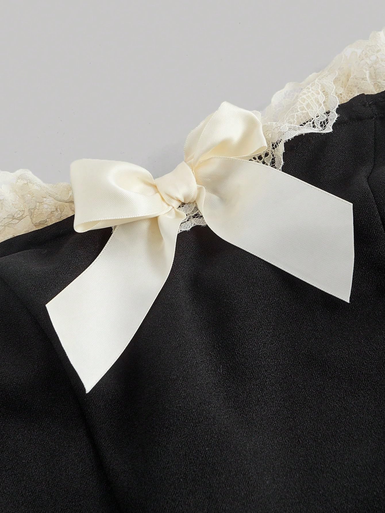 Bow Front Strapless Sleeveless Party Bandeau Dress Lace Trim High Waist Pleated A Line Dresses