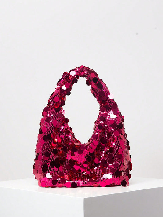 Shoulder Bag Glitter Clutch Sparkling Elegant Beaded Evening Bag