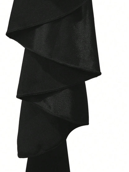 Sexy Birthday Mini Dresses Asymmetrical Going Out Club Party Vegas Dinner One Shoulder Fringe Dress
